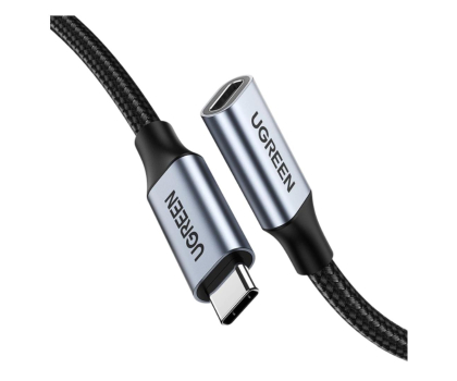 Kabel UGREEN Kabel USB-C - USB-C PD QC 100W 5A 10Gbps 1m US372 szary 6957303802807